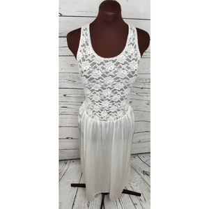 Vintage Barad & Co Lace Nylon Lingerie Nightgown‎